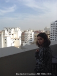 Looking towards Port Casablanca, 8th floor at Rue Qortobi MA_22 Dec 2015