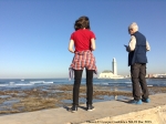 Taking a breather after a long walk from Ain Diab beach towards Hassan 11 mosque Casablanca MA_19 Dec 2015